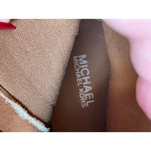 Michael Kors Girls Brown Comboots Size 4 - Picture 6 of 8